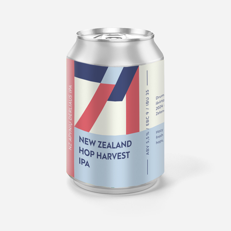 NZ Hop Harvest IPA  5.5%ABV /16.5°P