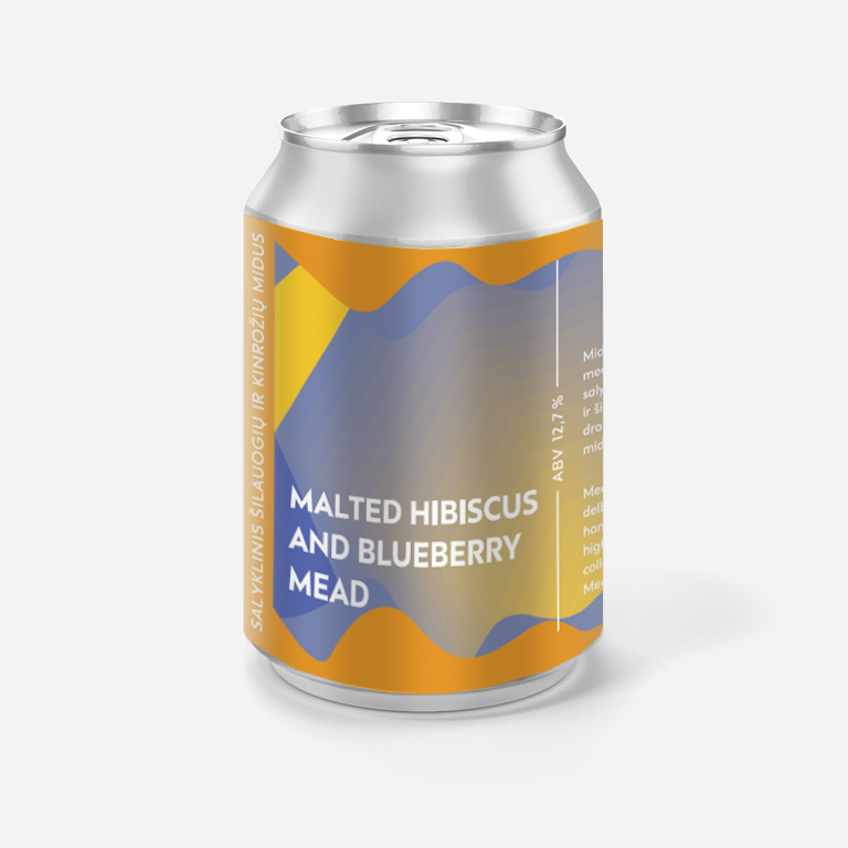 Alus Malted Hibiscus Blueberry Mead  12.7%ABV /23.8°P