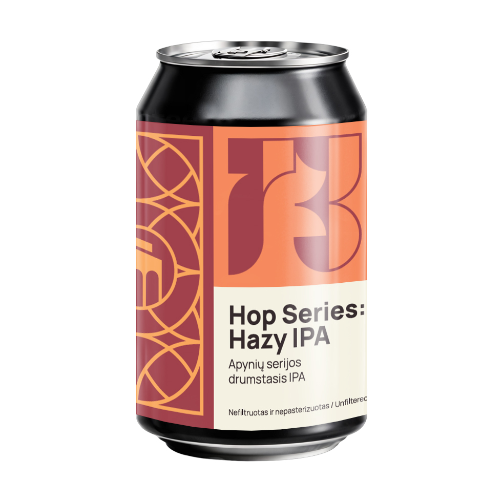Alus Hop Series Hazy IPA / Apynių serijos drumstasis elis  5.5%ABV /17°P