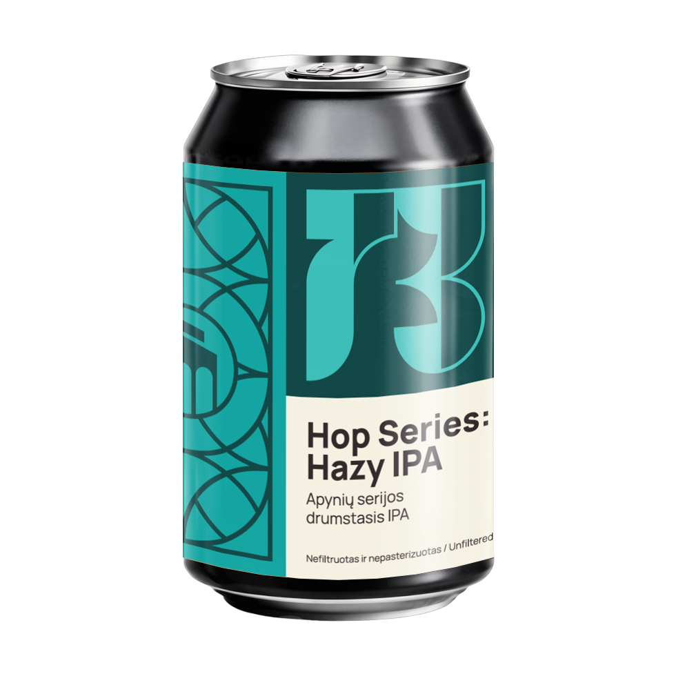 Hop series Hazy IPA  5.5%ABV /17°P