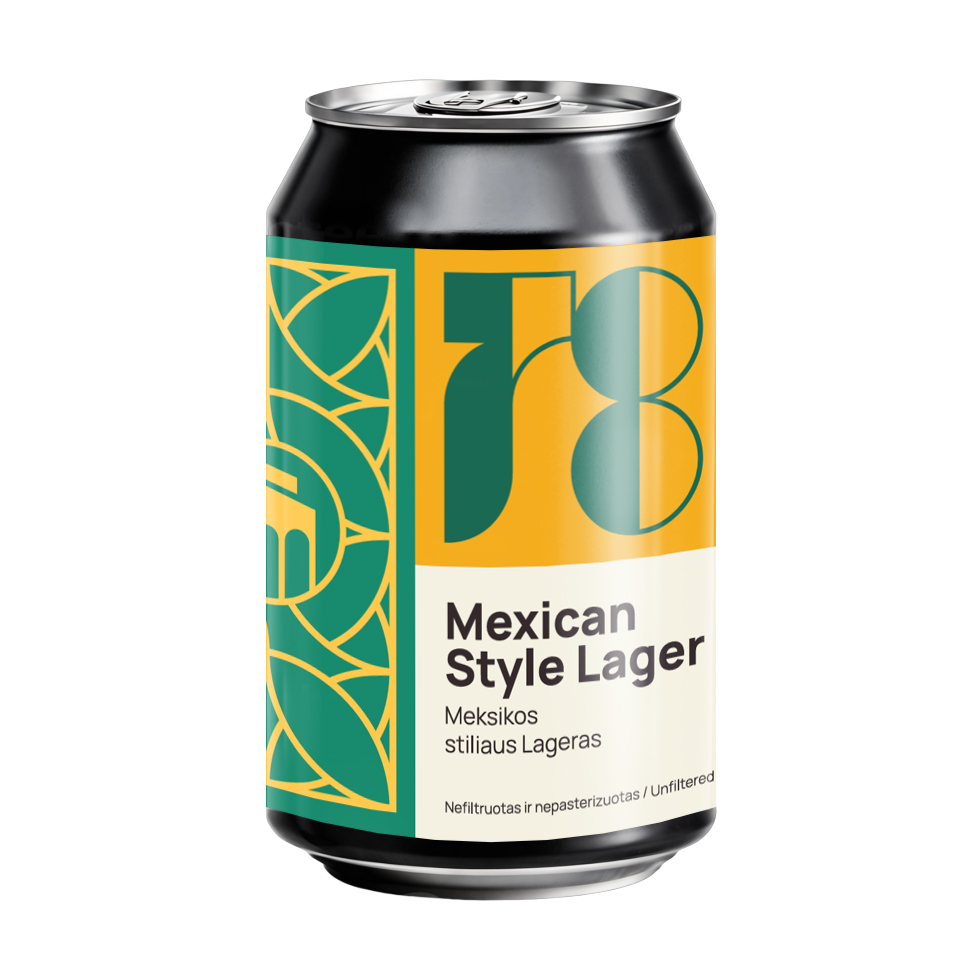 Mexican Style Lager  4.3%ABV /11°P