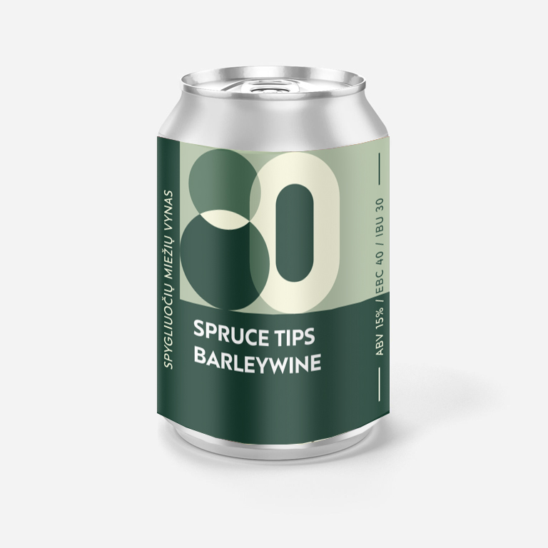 Alus Barley Wine with Spruce Tips 15% ABV/37.5°P