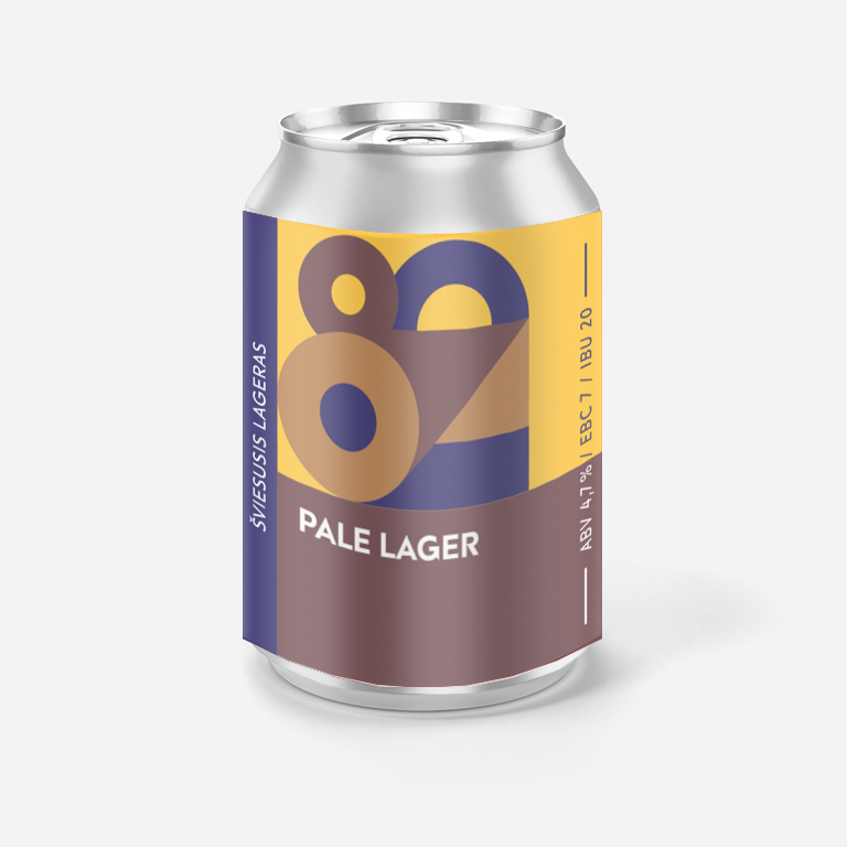 Alus Pale Lager 4.7%ABV 11.75°P 