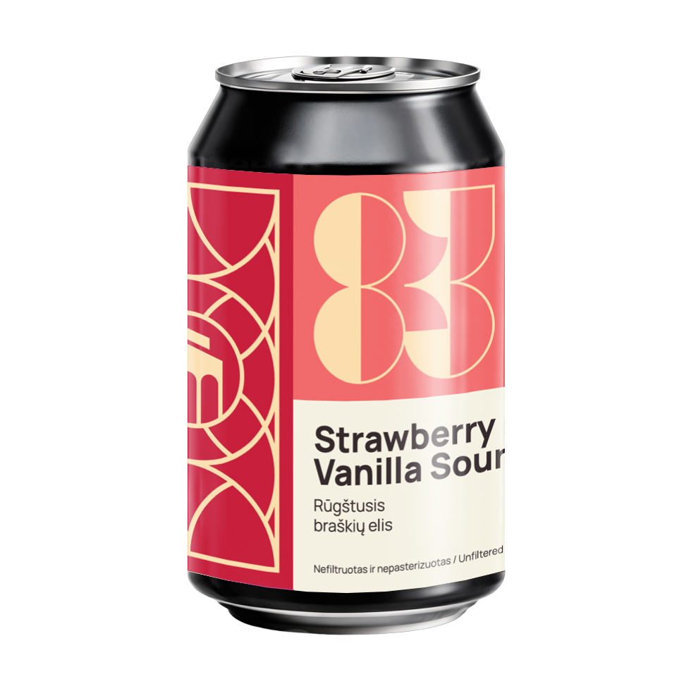Strawberry & Vanilla Sour 6% ABV 15°P 