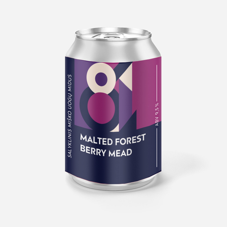 Alus Malted Forest Berry Mead 9.5%ABV /18°P 