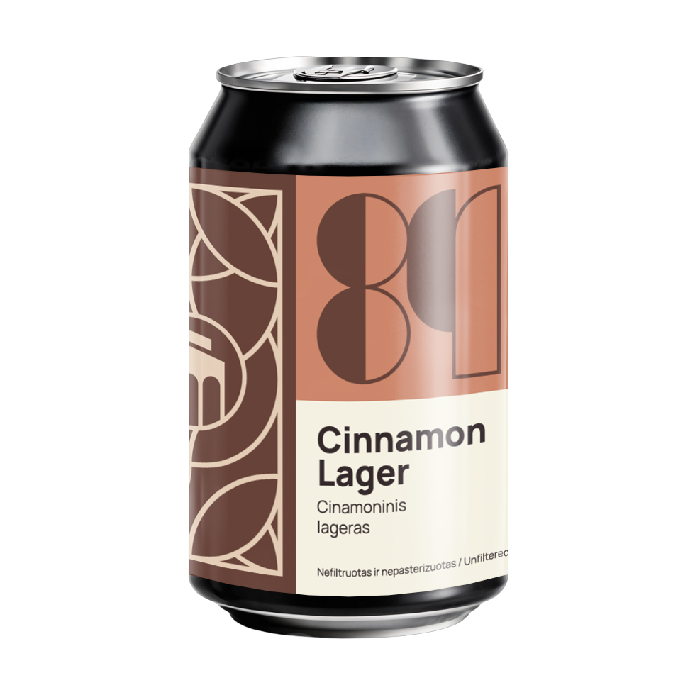 Alus Cinnamon Lager / Cinamoninis lageras 5.0% ABV /12.5°P