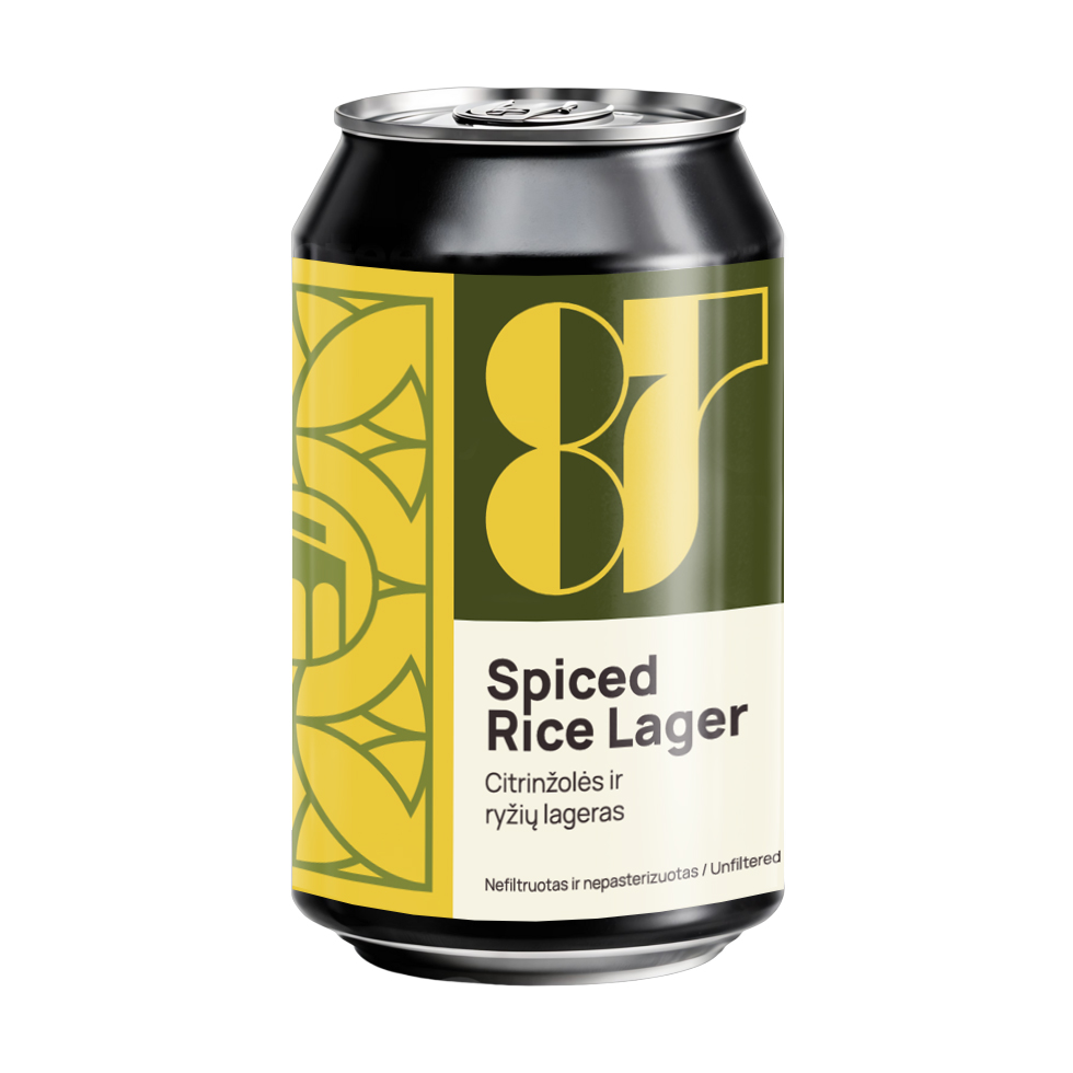 Beer Spiced Rice Lager 4.5% ABV 11°P