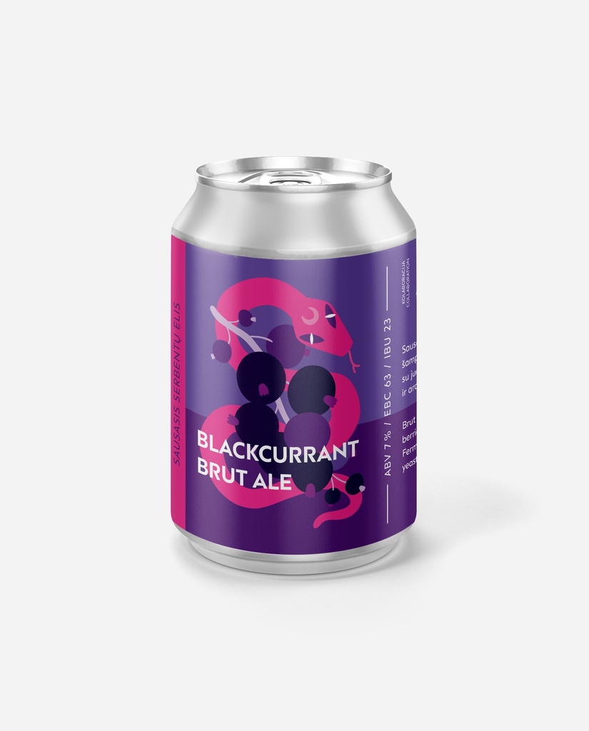 Blackcurrant Brut Ale 7% ABV /13°P