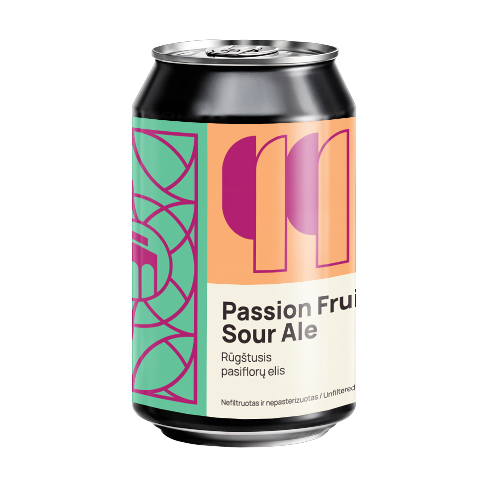 Passionfruit Sour Ale  3.5%ABV 8.5°P