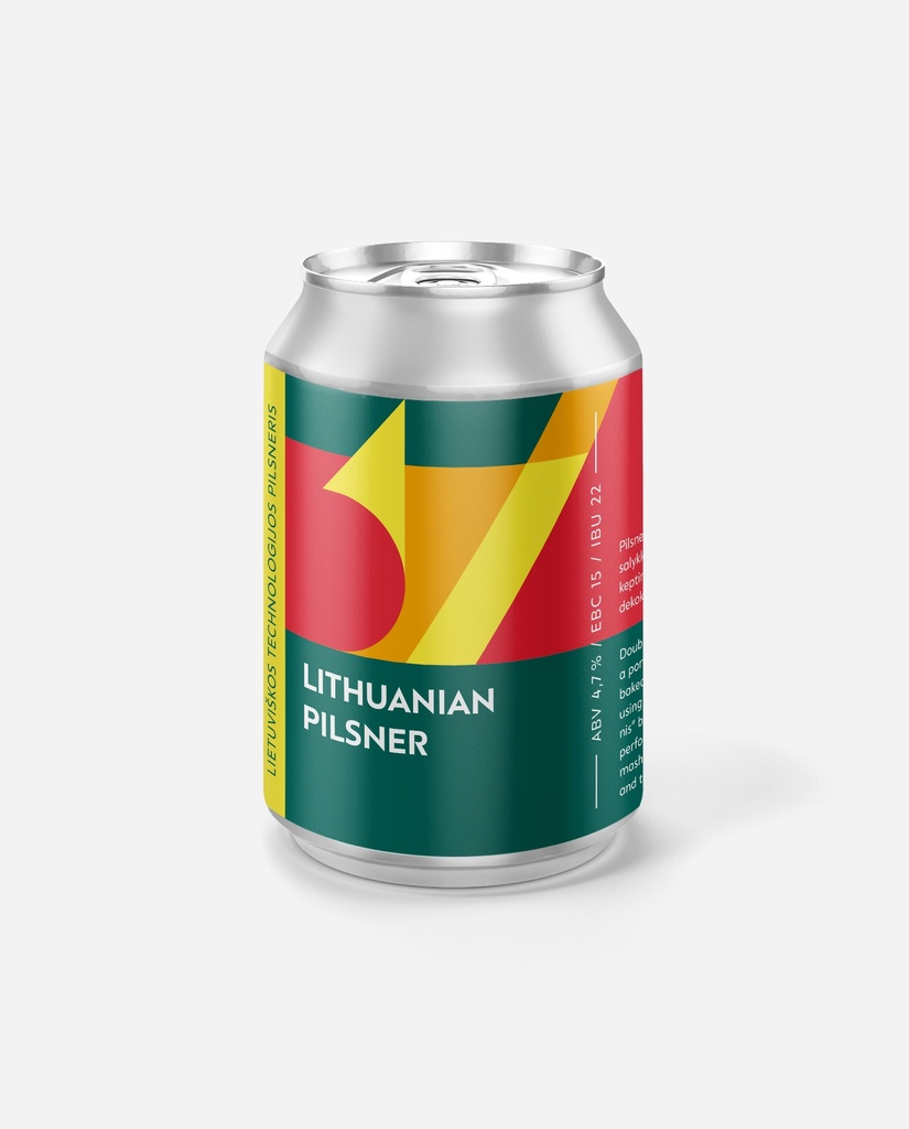 Lithuanian Pilsner 4.7%ABV 11.5°P