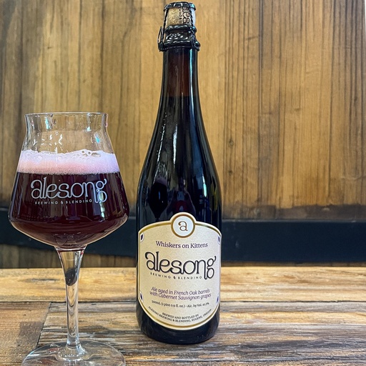 Alesong Brewing and Blending. Whiskers on Kittens 10.2% ABV, 0,5l