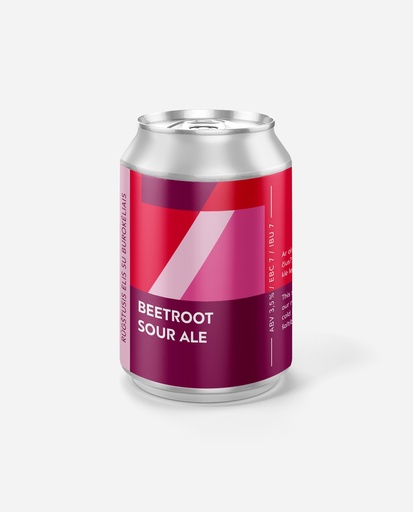 Alus Beetroot Sour Ale  3.5%ABV /13°P