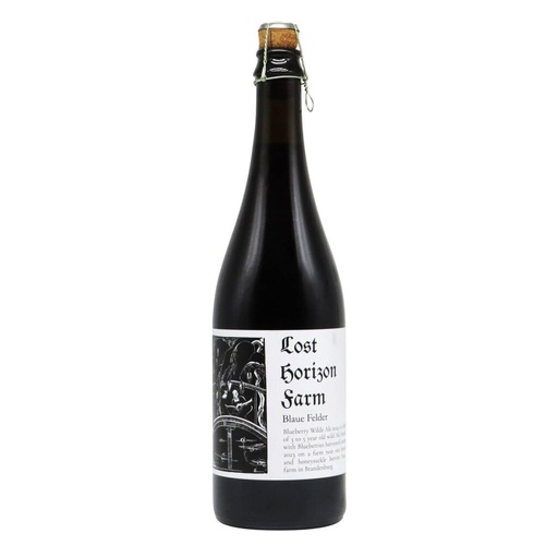 Lost Horizon Farm. Blueberry and honeysuckle Wild Ale ABV:6,5%, 0,75l