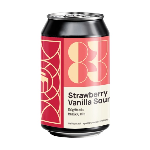 Alus Strawberry & Vanilla Sour 6% ABV 15°P 