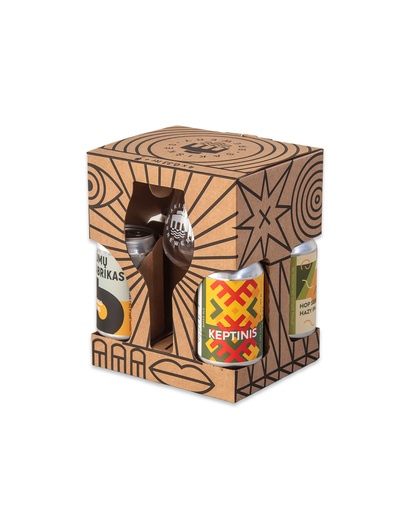 [21091] Gift box with glass